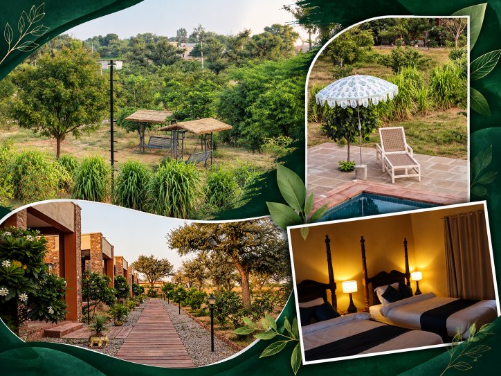 Shyampura Nature Abode from above